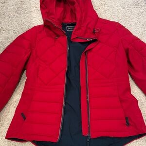 Tommy Hilfiger Women's Red Puffer Jacket